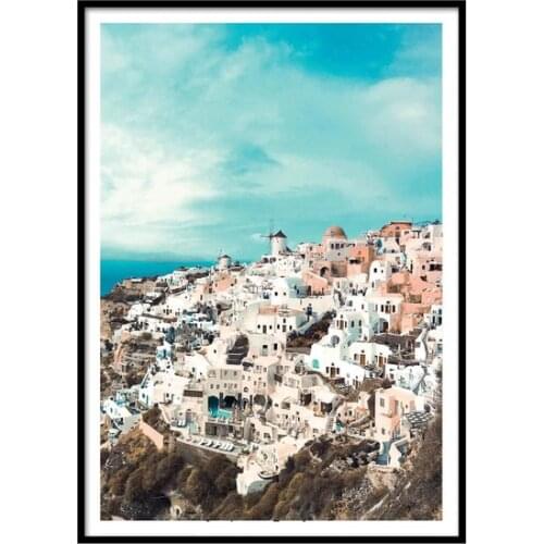 Beryl Slope Design Studio Santorini Photo Poster wall graphics gráficos de parede настенная графика
