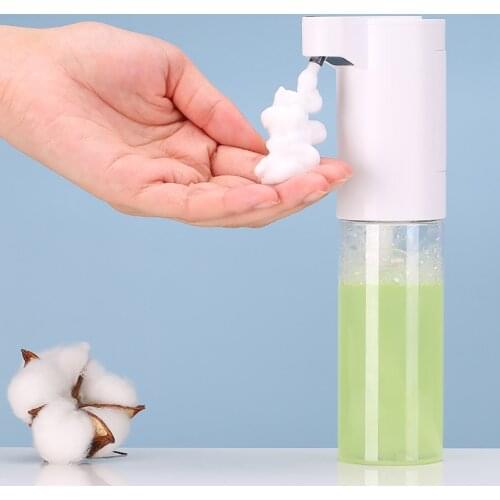 Touchless Foam Liquid Dispenser Automatic Soap Dispenser for Kitchen Bathroom Smart Sensor Hand Washer Soap Dispenser 350ML