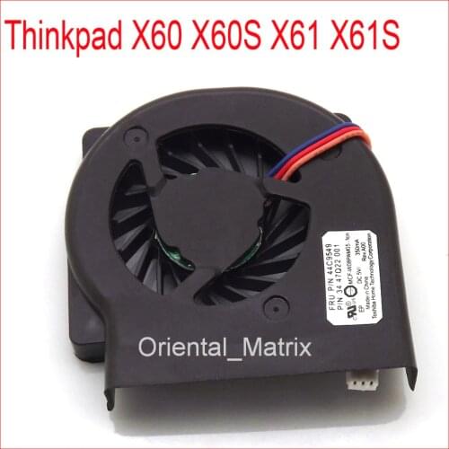 Free Shipping New MCF-W08PAM05 60.4B413.001 42X3805 3PINS For IBM Lenovo Thinkpad X61 X61S X60 X60S Laptop Cooler Cooling Fan