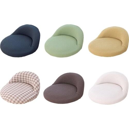 Slipcover Removable Anti-dirty Seat Chair Cover Kitchen Chair Cover Bar Stool Slipover Low Back Seat Protector Protection