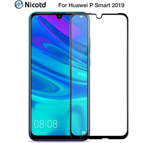 For Huawei P Smart 2019 Nicotd 2.5D Premium Full Cover Tempered Glass For Huawei Nova 4 3 3i 2i y6 67 pro 2019 Screen Protector