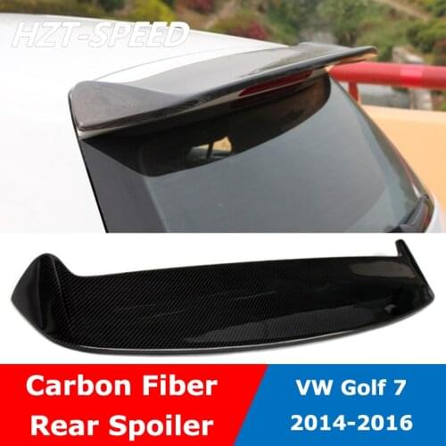 Carbon Fiber FRP Material Trunk Wing Rear Spoiler For VOLKSWAGEN Golf 7 MK7 Standard Car Tuning 2014-2016