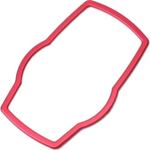 Red Car Interior Multimedia Button Cover Decor Molding Trim Decoration for BMw E81 E87 F30 F31 F34 F32 F10 F11