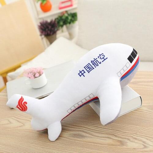 Cartoon Airplane Simulation Stuffed Soft Toy Pillow Gift Home Decor Ornament Soft Animal Reading Pillow Cushion Doll Kids Gifts