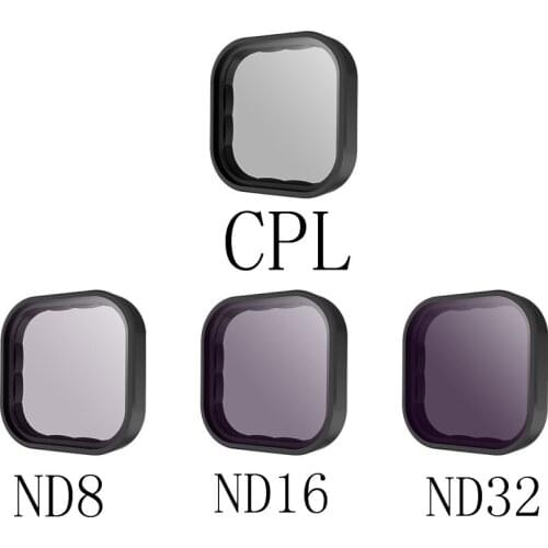 Camera Filter Set For Gopro Hero 9 Black CPL ND8 ND16 ND32 Aluminum Alloy Lens Filter for GoPro 9 Action Camera Accessories