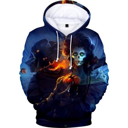 2020 New 3D Printed Halloween Hoodies Sweatshirts Men/Women Fashion Harajuku Style Streetwear Personality Halloween Mens Hoodie