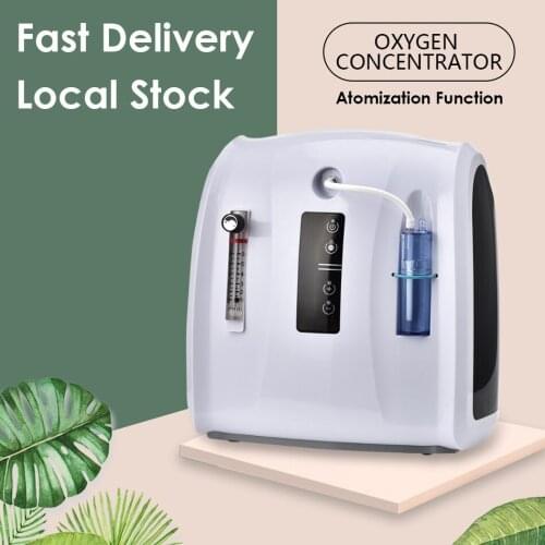 Oxygen Concentrator Machine 1-6L/min Adjustable Portable Oxygen Machine for Home and Travel Use Without Battery AC220V