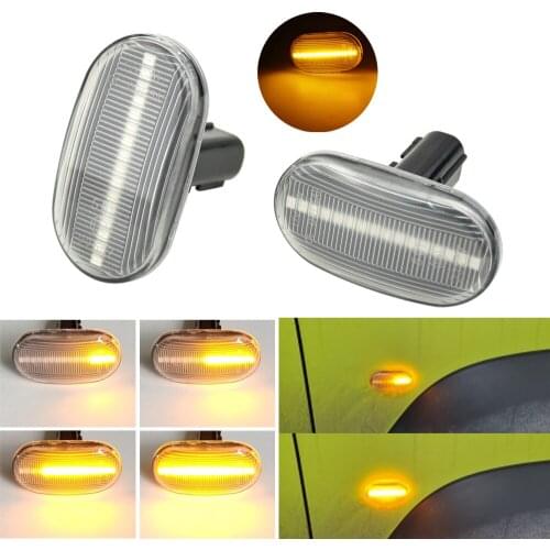Sequential Indicator LED Dynamic Turn Signal Side Marker Light For Suzuki Jimny JB64W Sierra JB74W JB23W Lapin Carry Truck Mazda