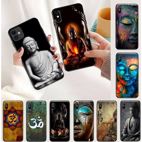 Retro Galactic Gautama Buddha Budha luxury Phone Case For iphone 5 5s 5c se 6 6s 7 8 plus x xs xr 11 pro max