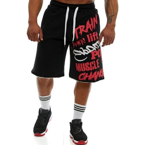 2020 New Summer short men gyms Casual Cotton jogger Shorts men Fitness Bodybuilding durable shorts Loose large size M-3XL