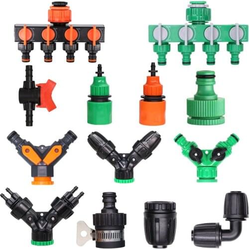 Garden Drip Irrigation Water Tap Connector Kit 1/2" 3/4" Female Nipple Joint to 4/7 8/11 16mm Hose Quick Adapter Watering Tool