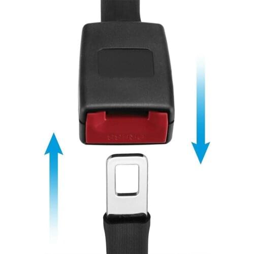 Universal Car Vehicle Safety Seat Belt Extender 25CM Strap Beige Choose Grey Black Color Extension Buckle Seatbelt Can Q0C9