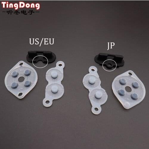 US/EU JP Silicone Conductive Rubber Adhesive Button Pad Keypads High Quality For NES Super NES Nintendo Conductive Replacement