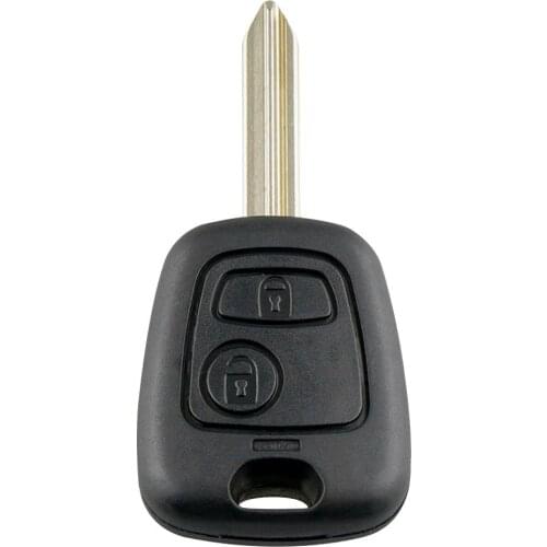 Repairment Key 2 Buttons Remote Car Key Fob Case Blank Key Shell for Citroen Saxo Berlingo Replace Broken Buttons