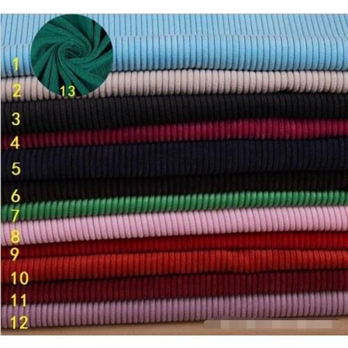 100cm*150cm nylon polyester corduroy cloth no stretch pure color clothing sofa pillows cloth handicraft handwork DIY Width 150cm