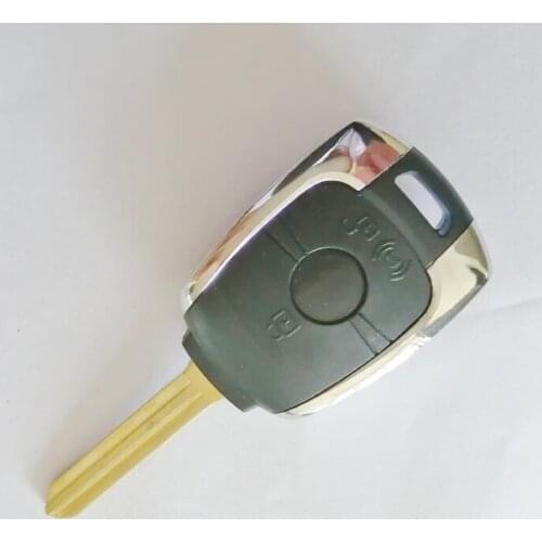 2 Buttons Replacement Remote Key Shell Case Fob For SsangYong Actyon Kyron Rexton Korando With Uncut Blade car keys