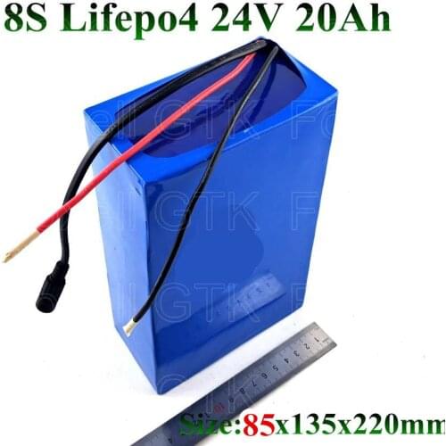 24V 20Ah LiFePO4 Battery Pack 500W 800w Electric Bicycle Battery + BMS Charger 24v lithium scooter electric bike battery pack