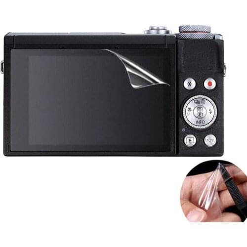 3 x Clear PET Screen Protector Soft Cover Guard Protective Film for Canon PowerShot G7X Mark III 3/G7 X Mark3 MK3 G7XIII Camera
