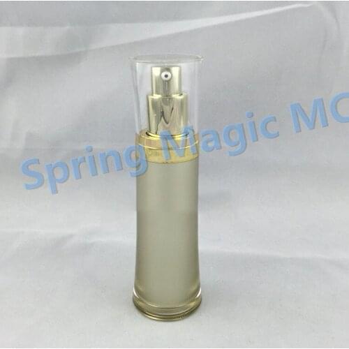 30ML Gold Acrylic Press pump lotion Bottles