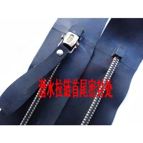 91cm 5# special 2sides closed waterproof zipper for diving suit Insulation clothing hovercraft water walking ball 1piece