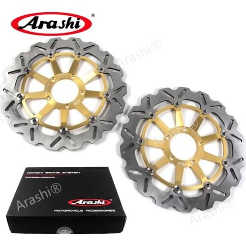 Arashi 1Pair For DUCATI MONSTER 1100 S ABS 1100 2010 CNC Front Brake Discs Brake Rotors Motorcycle Parts Brake Disks For DUCATI