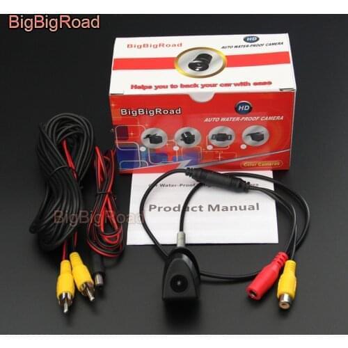 BigBigRoad CCD Car Front View Logo Camera For Toyota Prado Fredo Corolla 2018 2019 2020 Waterproof