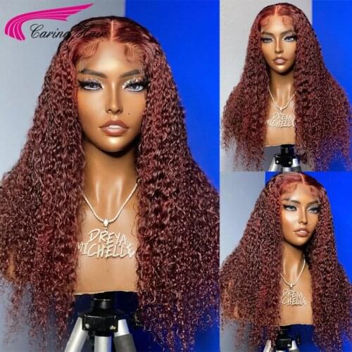 Dream Beauty 13*6 Lace Front Human Hair Wigs With Baby Hair High Ratio Glueless Brazilian Kinky Curly Remy Hair