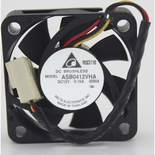 For Delta 4010 ASB0412VHA -BB69 DC12V 0.16A 4CM 40*10MM Large air volume