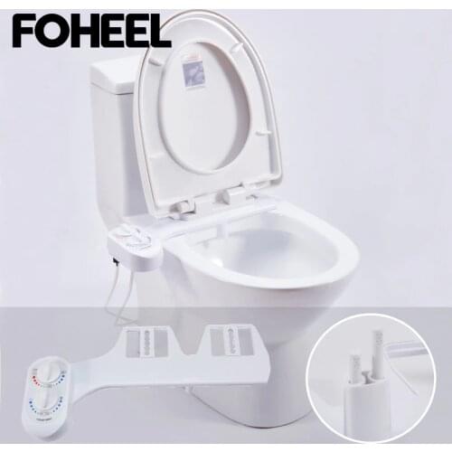 FOHEEL Bidet Attachment Toilet Seat Attachment Adjustable Water Pressure Self-cleaning Ass Sprayer Home Bathroom Toilet Usage
