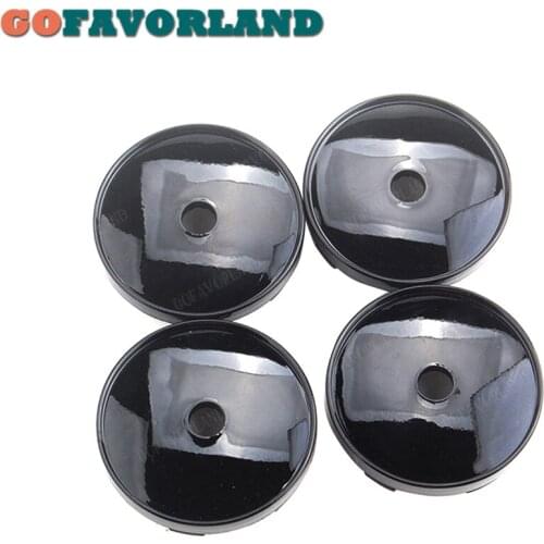 4Pcs 60MM Car Auto Wheel Center Hub Caps Wheel Hub Cover Dust Cover ABS Black For All Cars