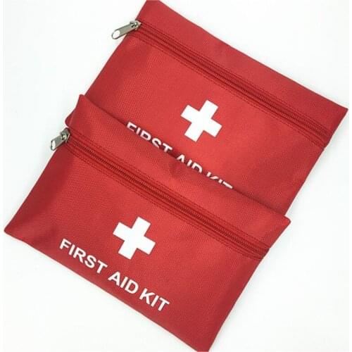 NEW 12 Pieces / Set Car First Aid Kit Family Travel Emergency Mini Waterproof PVC Oxford Material Portable First Aid Kit 20 * 14