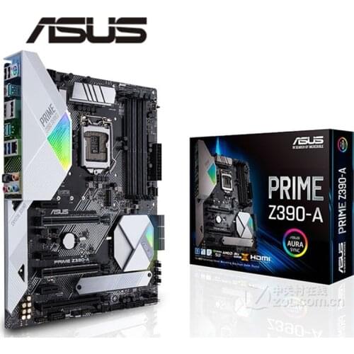 NEW For ASUS PRIME Z390-A Motherboard Socket LGA 1151 DDR4 M.2 nvme ssd For Intel Z390 Original Desktop Mainboard