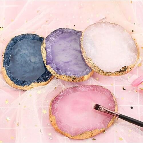 Portable Nail Polish Drawing Holder Shelf Color Paint Palette for DIY Nail Art Makeup Oil Painting Supplies Palette