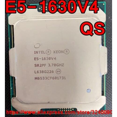 Intel Xeon CPU E5-1630V4 QS version 3.70GHz 4-Cores 10M LGA2011-3 E5-1630 V4 processor E5 1630V4 free shipping E5 1630 V4