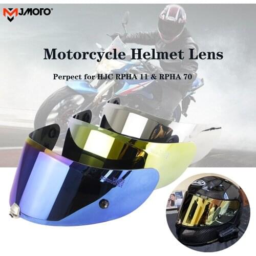 Motorcycle Visor Lens Anti-scratch Wind Shield Helmet Visor Full Face Fit for HJC RPHA-11/70 Glasses Visor Moto Accessories