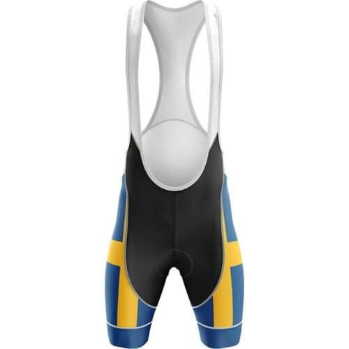 Sweden classic blue Pro team Cycling bib shorts race lightweight bib pant for long time ride bicycle bottom Ropa Ciclismo bib