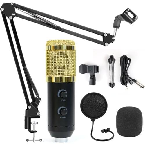 USB bm 900 Microphone bm 800 Condenser Microphone for Computer studio Recording Karaoke bm800 microfone ,with Stand Popfilter