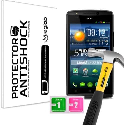 Protector de Pantalla Anti-Shock Anti-Golpe Anti-arañazos Compatible con Acer Liquid E700