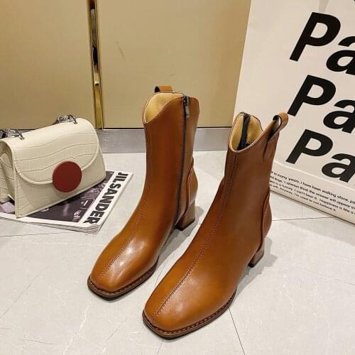 Winter Boots For Women Boots Winter 2021 New Plush Warm Non-slip Autumn Ladies' Boots Plus Size 41 Winter Boots Women Shoes