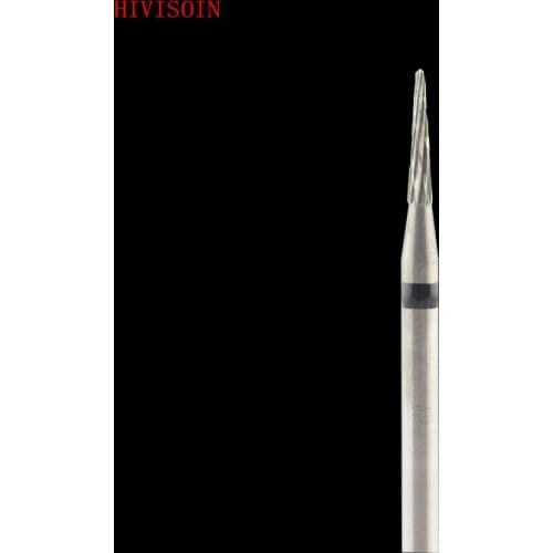 1PCS-Straight Edge with Cross Cut - Tungsten Carbide Dental Lab Burs - ISO 194-1502.016