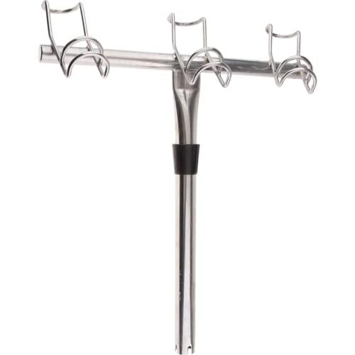 316 Stainless Steel Fishing Pole Support Rack - Boat, Marine, Yacht