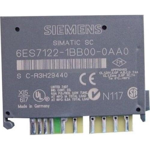6ES7122 6ES7122-1BB00-0AA0 6ES71221BB000AA0 Simatic SC Electronic Submodule