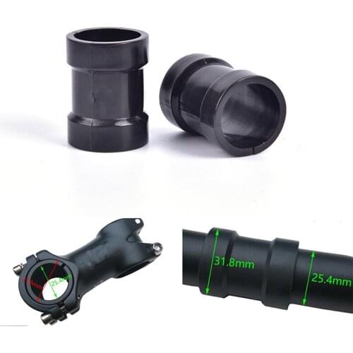 Bicycle Handlebar Diameter Adapter 25.4 To 31.8mm Installation Aperture Adjust MTB Road Bike Stem 31.8 Convert To 25.4mm