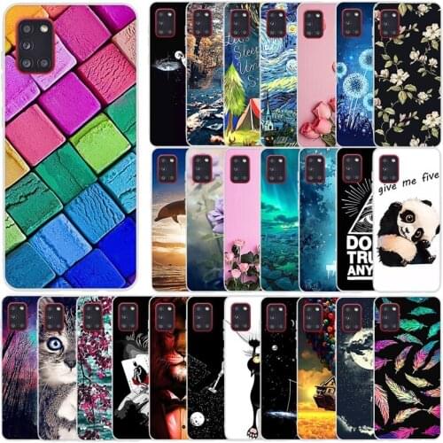 Case for Samsung Galaxy A31 Case Cover Silicone Phone Case for Samsung A31 Cover Case Candy Funda for Samsung Galaxy A31 Coque