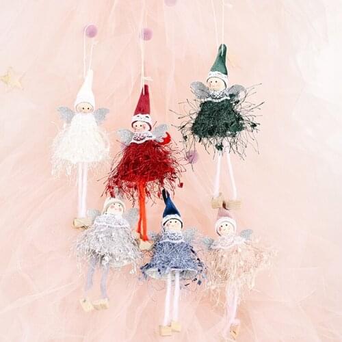 Girls Room New Years Products Decor Elf Ornaments Shelf Pendant Holidays Merry Christmas Tree Baubles Decorations for Home 2021
