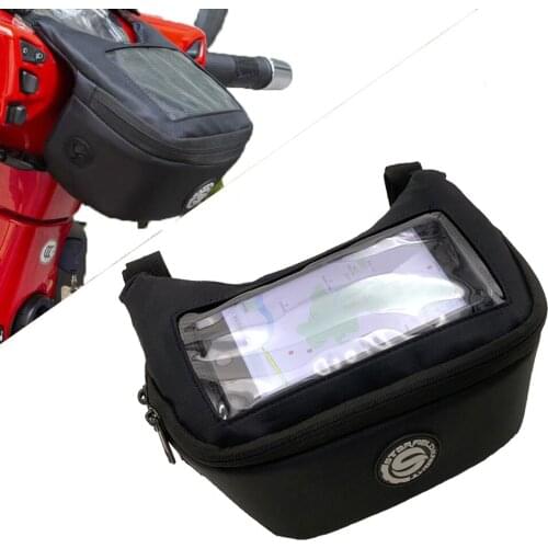 For XMAX 300 125 400 NMAX 155 FORZA 300 VESPA GTS 300 HPE LX Headset Handle Bag Fuel Tank Bag Touch Screen Mobile Phone Bag