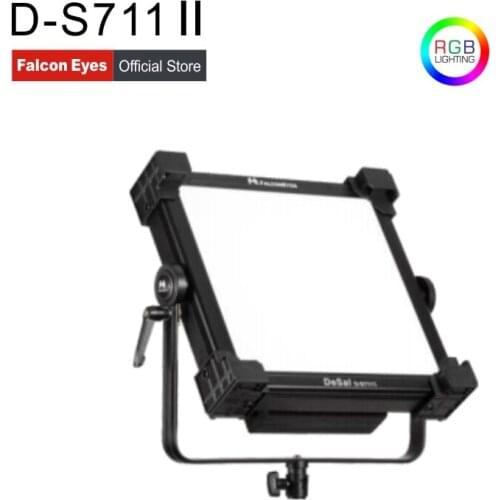 Falcon Eyes 100W RGB LED Video Fotografia Light Support Bluetooth(APP) Control 20 Scene Modes Continuous Lighting Lamp D-S711 II