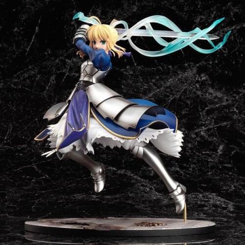 Fate Stay Night Gsc Destiny Night Anime Figure 25cm Saber Alter Excalibur Statue PVC Action Figure Model Toys Collectible Doll