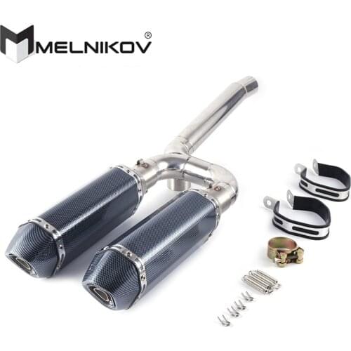 FZ6S FZ6N S2 Fazer600 Motorcycle Exhaust Pipe Full System Slip On For Yamaha FZ-6N FZ-6S FZ6 Fazer 600 Exhaust 2004 - 2010 Years