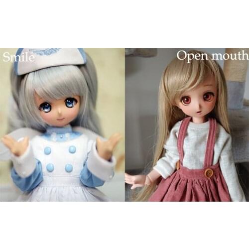 HeHeBJD 1/4 doll Ruby smiling free eyes toy hot sale fashion dolls High Quality